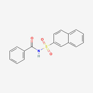 molecular formula C17H13NO3S B5744955 N-(2-naphthylsulfonyl)benzamide 