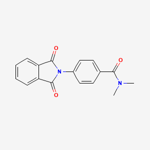 molecular formula C17H14N2O3 B5744973 4-(1,3-dioxo-1,3-dihydro-2H-isoindol-2-yl)-N,N-dimethylbenzamide 