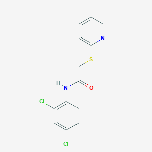molecular formula C13H10Cl2N2OS B5744981 N-(2,4-dichlorophenyl)-2-(2-pyridinylthio)acetamide 