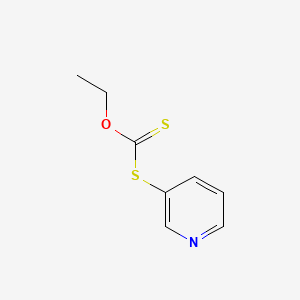 molecular formula C8H9NOS2 B574500 O-Ethyl S-pyridin-3-yl carbonodithioate CAS No. 171073-09-9