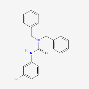 molecular formula C21H19ClN2O B5745090 N,N-dibenzyl-N'-(3-chlorophenyl)urea CAS No. 86764-42-3