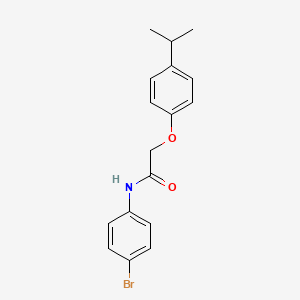 molecular formula C17H18BrNO2 B5745199 N-(4-bromophenyl)-2-(4-isopropylphenoxy)acetamide 