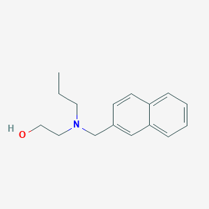 molecular formula C16H21NO B5745213 2-[(2-naphthylmethyl)(propyl)amino]ethanol 