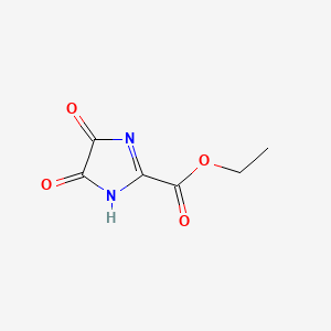 molecular formula C6H6N2O4 B574527 Ethyl 4,5-dioxo-4,5-dihydro-1H-imidazole-2-carboxylate CAS No. 174635-30-4
