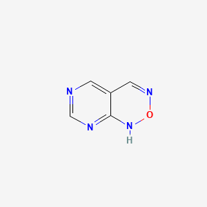 molecular formula C5H4N4O B574530 1h-Pyrimido[4,5-c][1,2,6]oxadiazine CAS No. 178734-87-7
