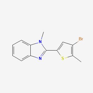 2-(4-bromo-5-methyl-2-thienyl)-1-methyl-1H-benzimidazole