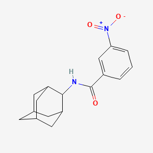 molecular formula C17H20N2O3 B5745353 N-2-adamantyl-3-nitrobenzamide 