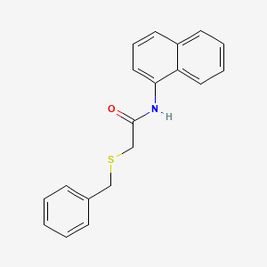 2-(benzylthio)-N-1-naphthylacetamide