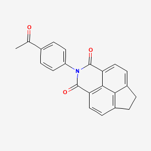 molecular formula C22H15NO3 B5745489 2-(4-acetylphenyl)-6,7-dihydro-1H-indeno[6,7,1-def]isoquinoline-1,3(2H)-dione 