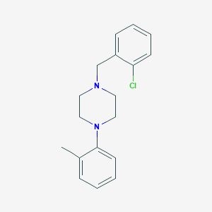 1-(2-chlorobenzyl)-4-(2-methylphenyl)piperazine