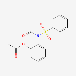2-[acetyl(phenylsulfonyl)amino]phenyl acetate