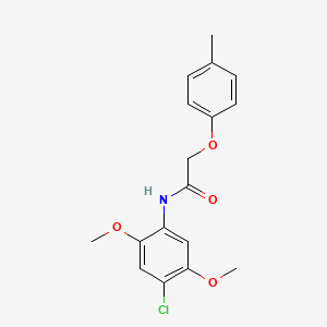 N-(4-chloro-2,5-dimethoxyphenyl)-2-(4-methylphenoxy)acetamide