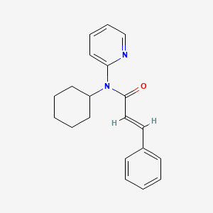 N-cyclohexyl-3-phenyl-N-2-pyridinylacrylamide