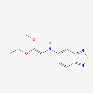 molecular formula C12H15N3O2S B5745610 N-(2,2-diethoxyvinyl)-2,1,3-benzothiadiazol-5-amine 