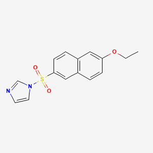 1-[(6-ethoxy-2-naphthyl)sulfonyl]-1H-imidazole