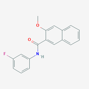 N-(3-fluorophenyl)-3-methoxy-2-naphthamide