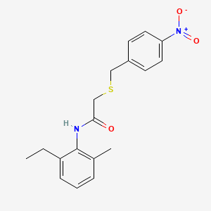N-(2-ethyl-6-methylphenyl)-2-[(4-nitrobenzyl)thio]acetamide