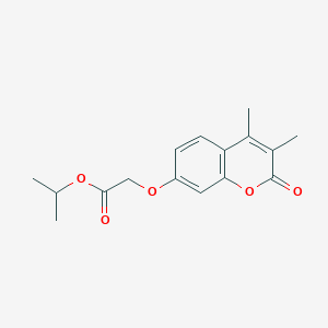 isopropyl [(3,4-dimethyl-2-oxo-2H-chromen-7-yl)oxy]acetate