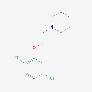 1-[2-(2,5-dichlorophenoxy)ethyl]piperidine