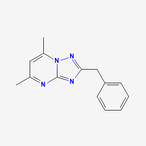 2-benzyl-5,7-dimethyl[1,2,4]triazolo[1,5-a]pyrimidine