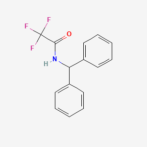 molecular formula C15H12F3NO B5745863 N-(diphenylmethyl)-2,2,2-trifluoroacetamide CAS No. 21735-61-5