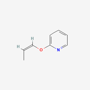 molecular formula C8H9NO B574589 2-[(1Z)-1-Propen-1-yloxy]pyridine CAS No. 179938-96-6