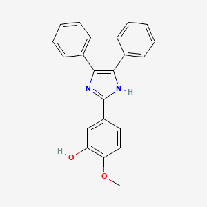 5-(4,5-diphenyl-1H-imidazol-2-yl)-2-methoxyphenol