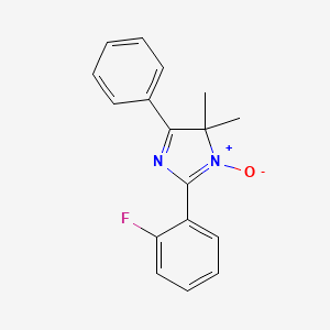 2-(2-fluorophenyl)-4,4-dimethyl-5-phenyl-4H-imidazole 3-oxide