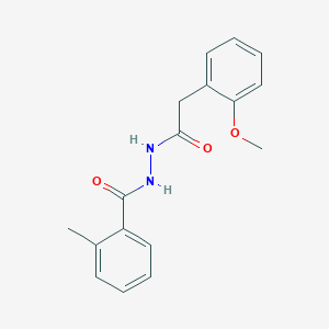 N'-[(2-methoxyphenyl)acetyl]-2-methylbenzohydrazide