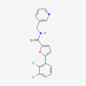 molecular formula C17H12Cl2N2O2 B5746089 5-(2,3-dichlorophenyl)-N-(3-pyridinylmethyl)-2-furamide 