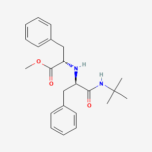 methyl (2S)-2-[[(2R)-1-(tert-butylamino)-1-oxo-3-phenylpropan-2-yl]amino]-3-phenylpropanoate