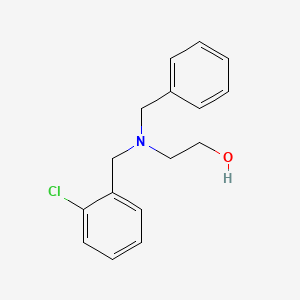 molecular formula C16H18ClNO B5746175 2-[benzyl(2-chlorobenzyl)amino]ethanol 