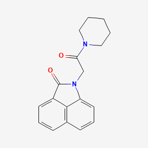 1-[2-oxo-2-(1-piperidinyl)ethyl]benzo[cd]indol-2(1H)-one