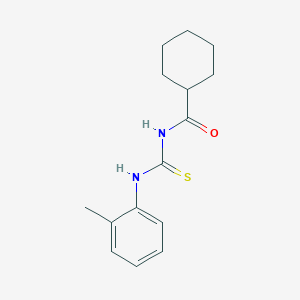 N-{[(2-methylphenyl)amino]carbonothioyl}cyclohexanecarboxamide