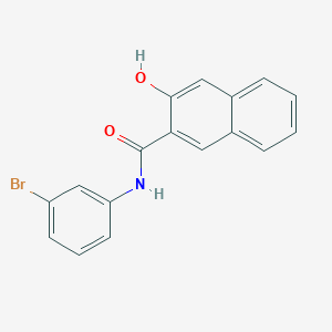 molecular formula C17H12BrNO2 B5746466 N-(3-bromophenyl)-3-hydroxy-2-naphthamide CAS No. 81092-74-2