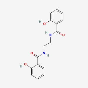 molecular formula C16H16N2O4 B5746469 N,N'-1,2-乙二胺基双(2-羟基苯甲酰胺) CAS No. 6345-72-8