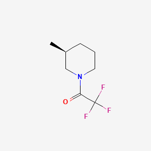 2,2,2-Trifluoro-1-[(3S)-3-methylpiperidin-1-yl]ethan-1-one