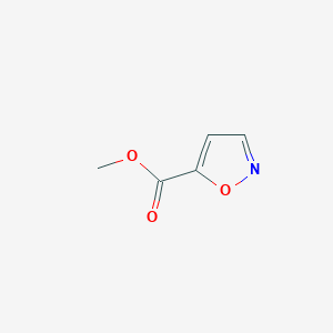 molecular formula C5H5NO3 B057465 甲基异恶唑-5-羧酸酯 CAS No. 15055-81-9