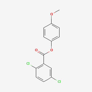 molecular formula C14H10Cl2O3 B5746510 4-methoxyphenyl 2,5-dichlorobenzoate 