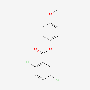 molecular formula C14H10Cl2O3 B5746510 4-甲氧基苯基 2,5-二氯苯甲酸酯 