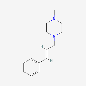1-methyl-4-(3-phenyl-2-propen-1-yl)piperazine