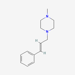 molecular formula C14H20N2 B5746527 1-methyl-4-(3-phenyl-2-propen-1-yl)piperazine 