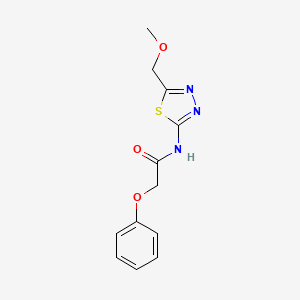 N-[5-(methoxymethyl)-1,3,4-thiadiazol-2-yl]-2-phenoxyacetamide