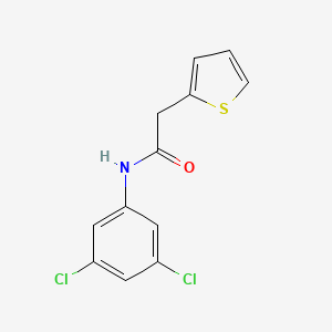 molecular formula C12H9Cl2NOS B5746705 N-(3,5-dichlorophenyl)-2-(2-thienyl)acetamide 