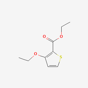 molecular formula C9H12O3S B574675 Ethyl 3-ethoxythiophene-2-carboxylate CAS No. 181063-54-7