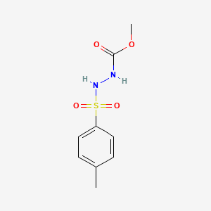 molecular formula C9H12N2O4S B5746750 methyl 2-[(4-methylphenyl)sulfonyl]hydrazinecarboxylate CAS No. 58358-81-9