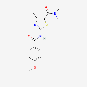 2-[(4-ethoxybenzoyl)amino]-N,N,4-trimethyl-1,3-thiazole-5-carboxamide