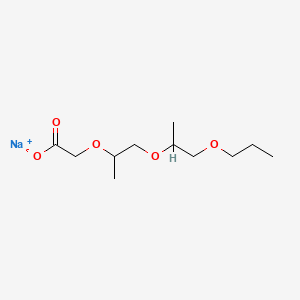 Acetic acid, [1-methyl-2-(1-methyl-2-propoxyethoxy)ethoxy]-, sodium salt
