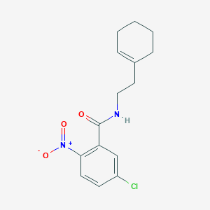 5-chloro-N-[2-(1-cyclohexen-1-yl)ethyl]-2-nitrobenzamide