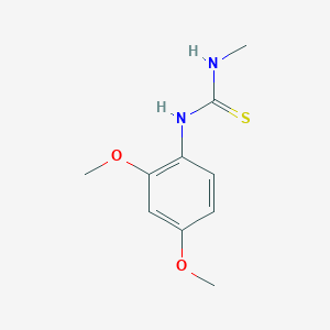 molecular formula C10H14N2O2S B5746836 N-(2,4-dimethoxyphenyl)-N'-methylthiourea 
